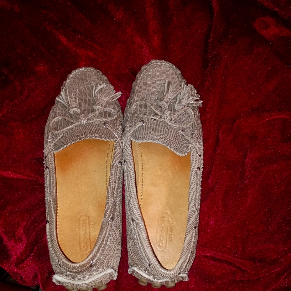 Coach Nadia driving moccasins
